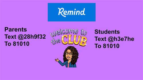 Remind codes 24